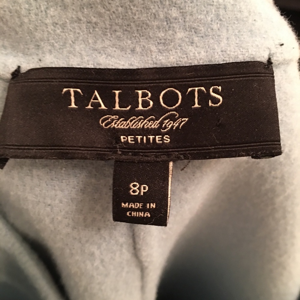 Talbots Blue Jacket - Picture 3 of 3